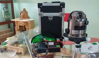 Máy cân bằng Laser Seikyo AK606G 5 tia xanh siêu sáng